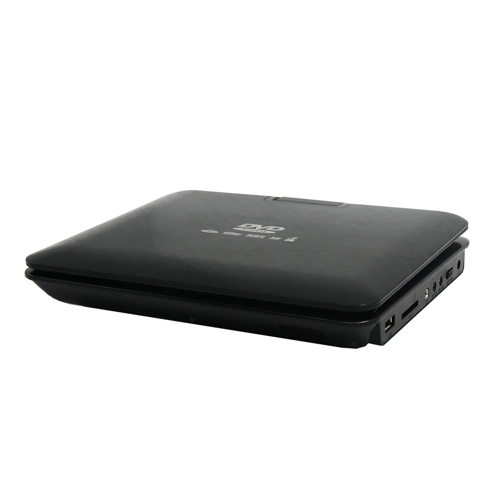 LONPOO dvd плеер 7 дюймов поворотный Портативный DIVX USB RCA SD ТВ portátil с Батарея наушники