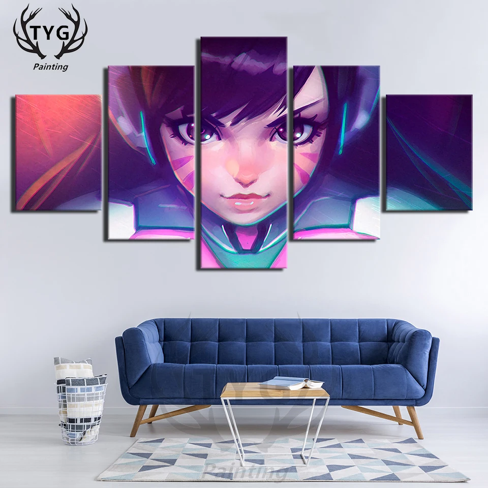 Интернет-кафе настенная HD Печать D. VA художественный постер декоративная картина