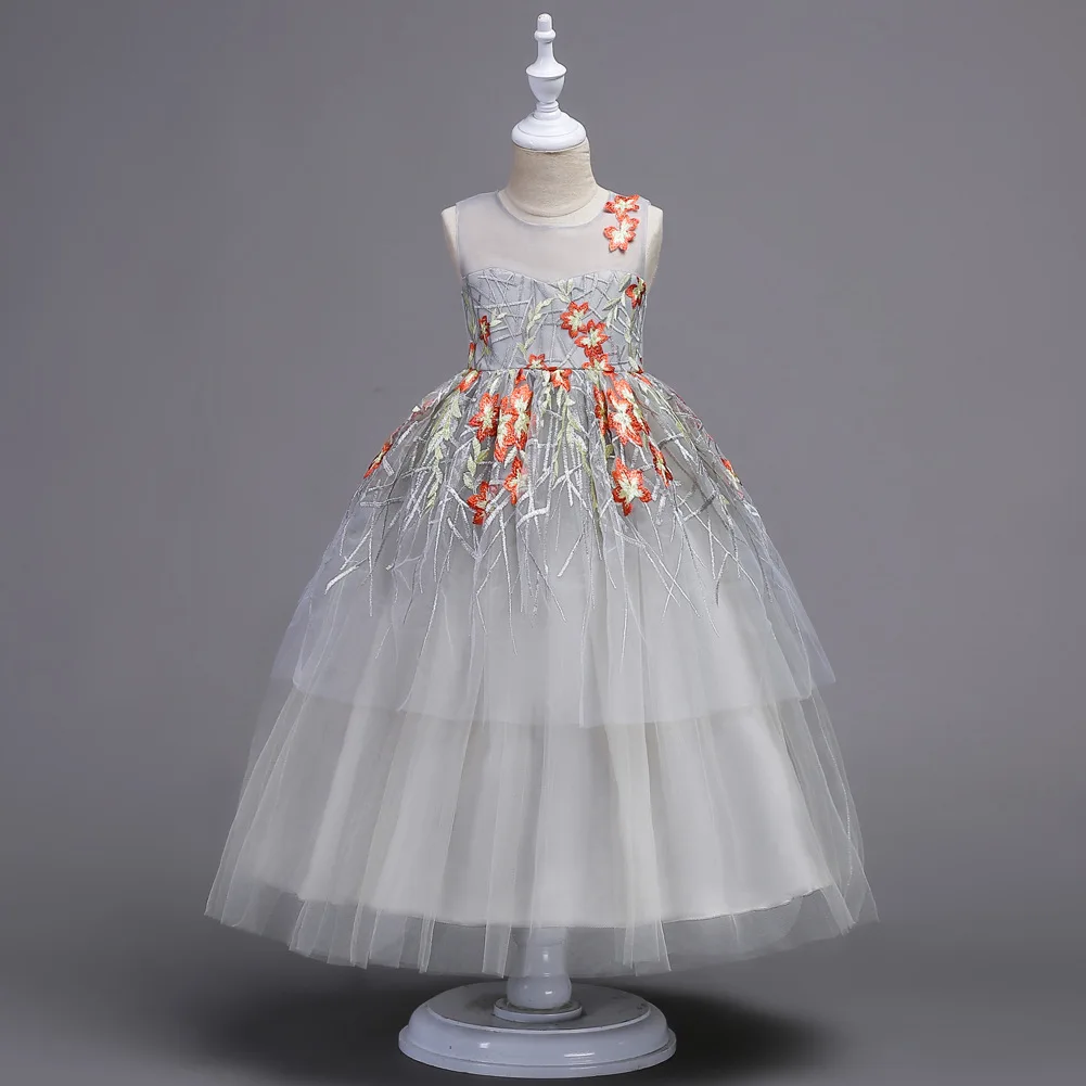 

2018 Brand New Flower Girl Dresses Real Party Pageant Communion Dress Little Girls Kids/Children Dress for Wedding