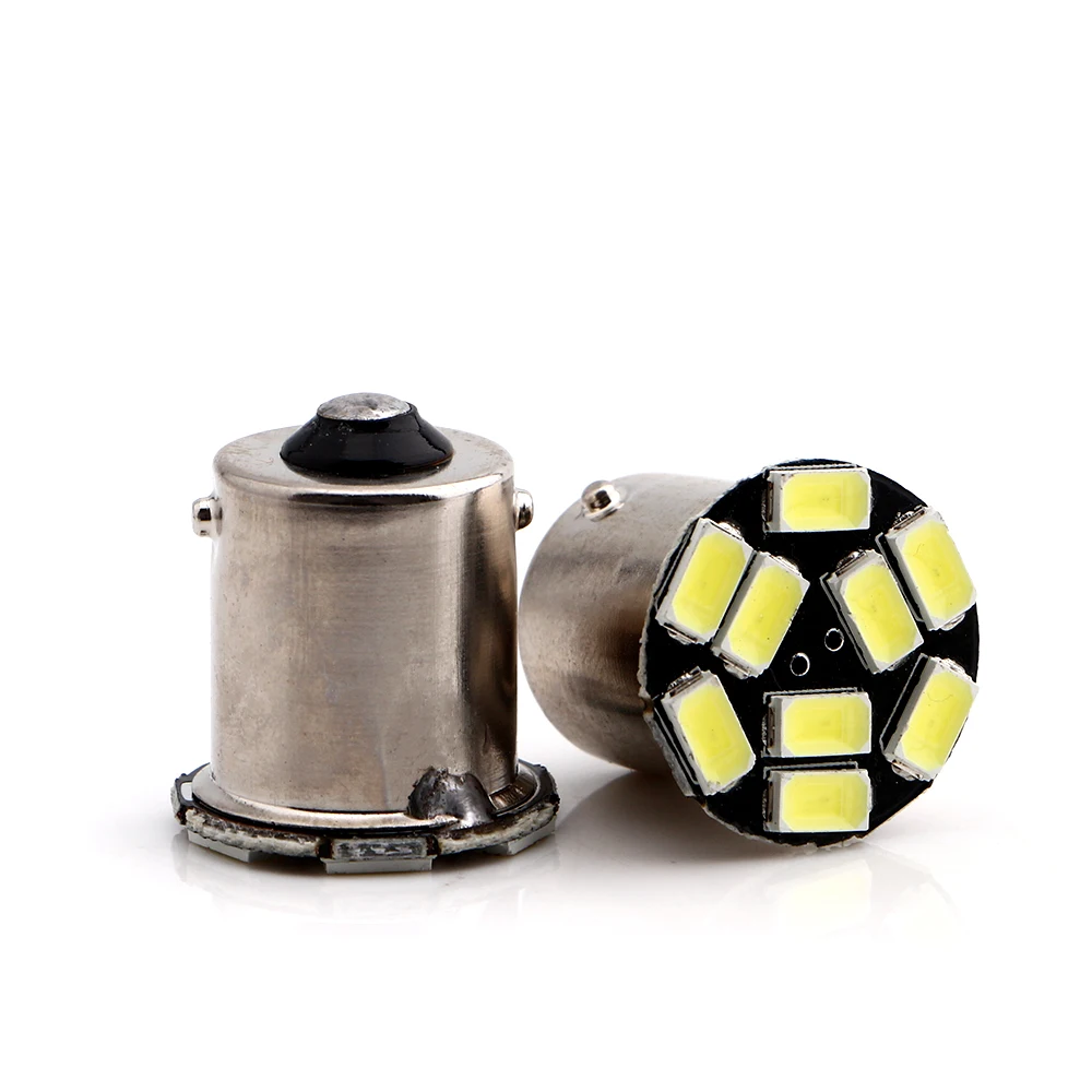 50 шт. 5730 9 SMD S25 1156 BA15S светодиодный сигнальный светильник поворота белый красный