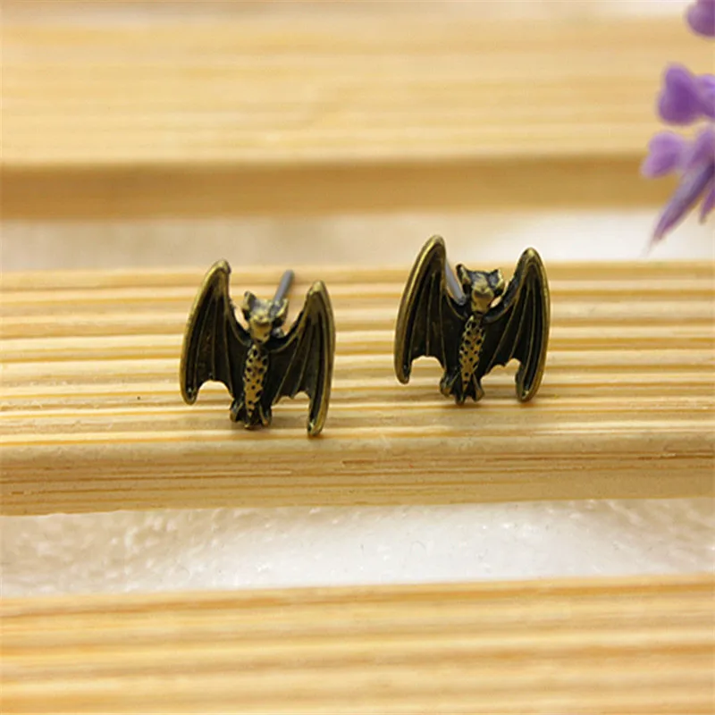 Новинка 2015 бесплатная доставка Женская фотография в стиле ретро|earring hanger|bat