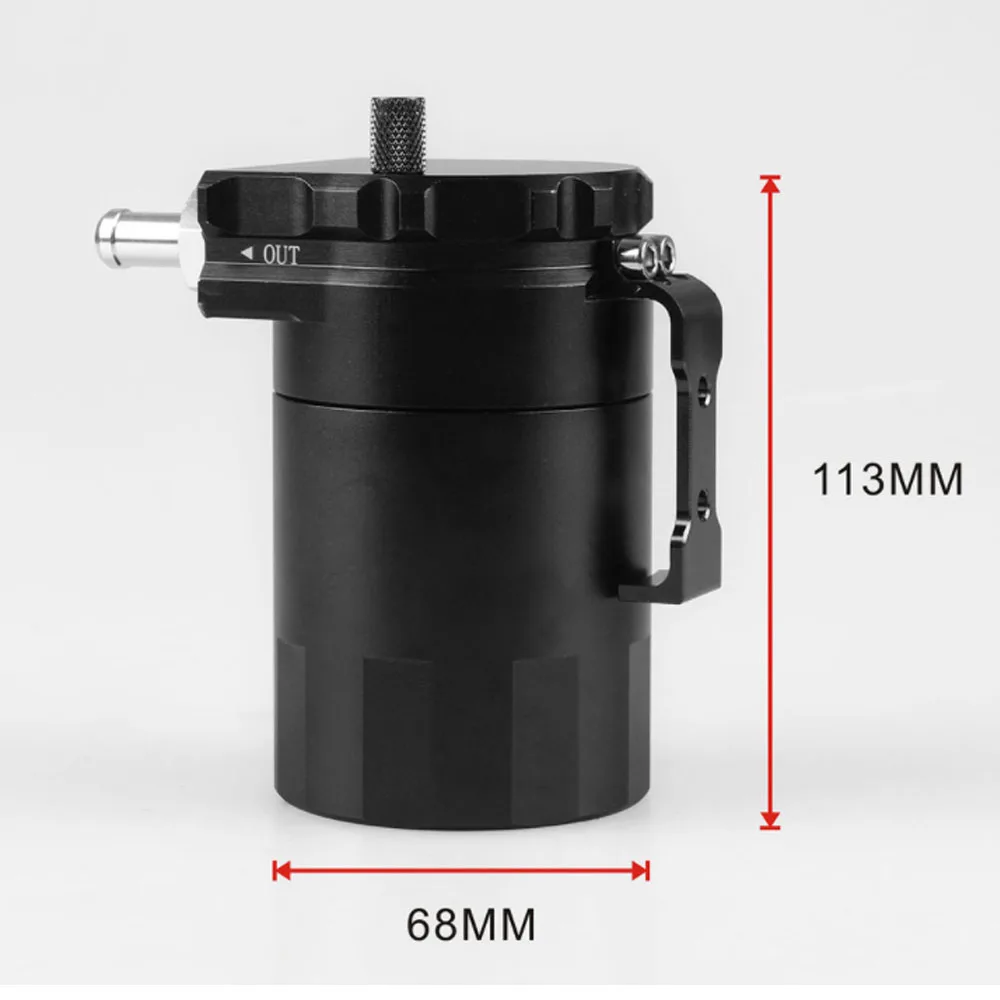 Универсальный алюминиевый масляный бак/масляный бак с фитингами 9 мм и 15 масляной
