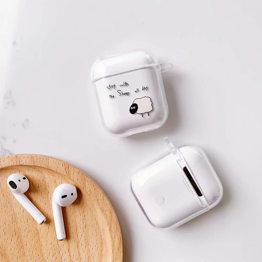 Bluetooth беспроводные наушники силиконовый чехол ТПУ мультфильм Медведь Сердце для защитный чехол для airpods аксессуары для кожи для Apple Airpod