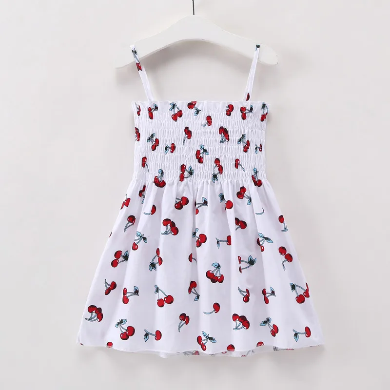 2018 Kids Toddler Girls Dresses Clothes Children Girl Sleeveless Flowers Dress Summer Cotton Princess Baby Outfits | Детская одежда и
