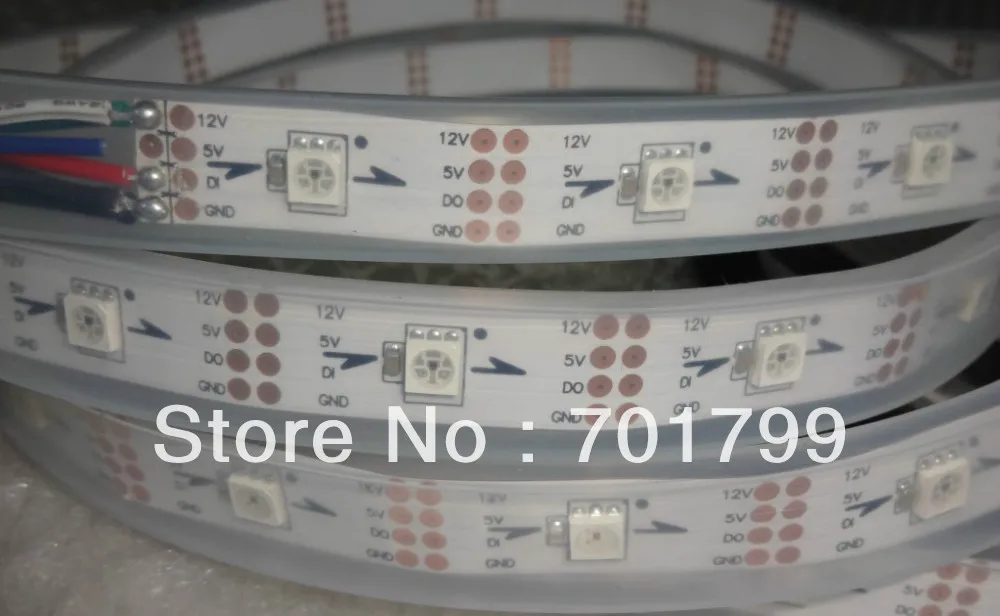 Светодиодная Пиксельная лента 5 м 12 В постоянного тока INK1003 IP68 30 светодиодов 5050 (RGB