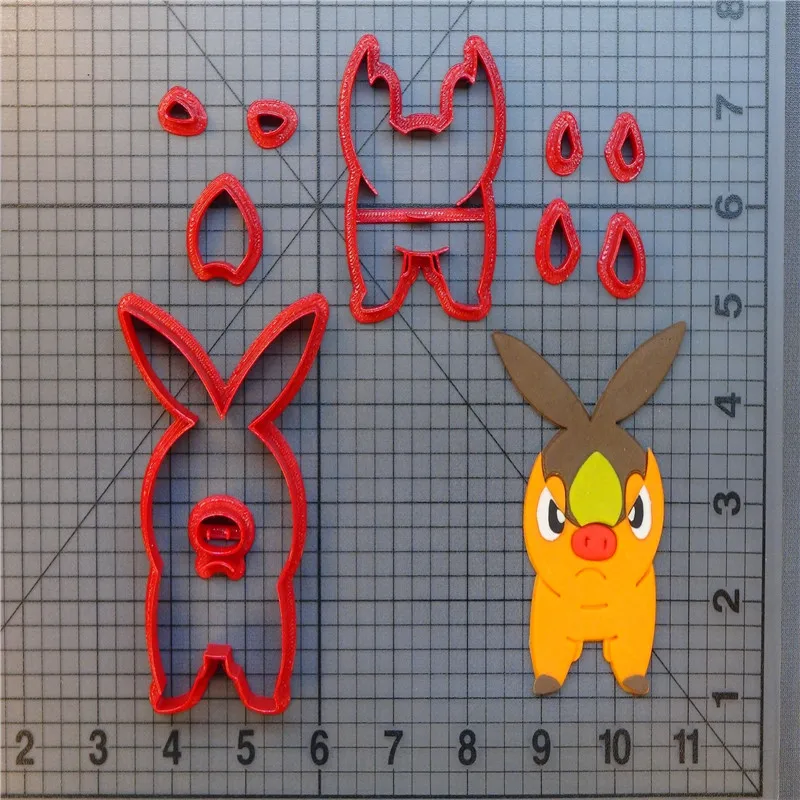Мультфильм Покемон Togepi печенья резак на заказ 3D печатных Инструменты Набор