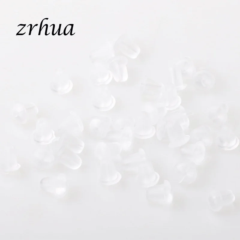 Оптовая продажа ZRHUA 100 шт. в партии серебряная бабочка серьги Стопперы ювелирные