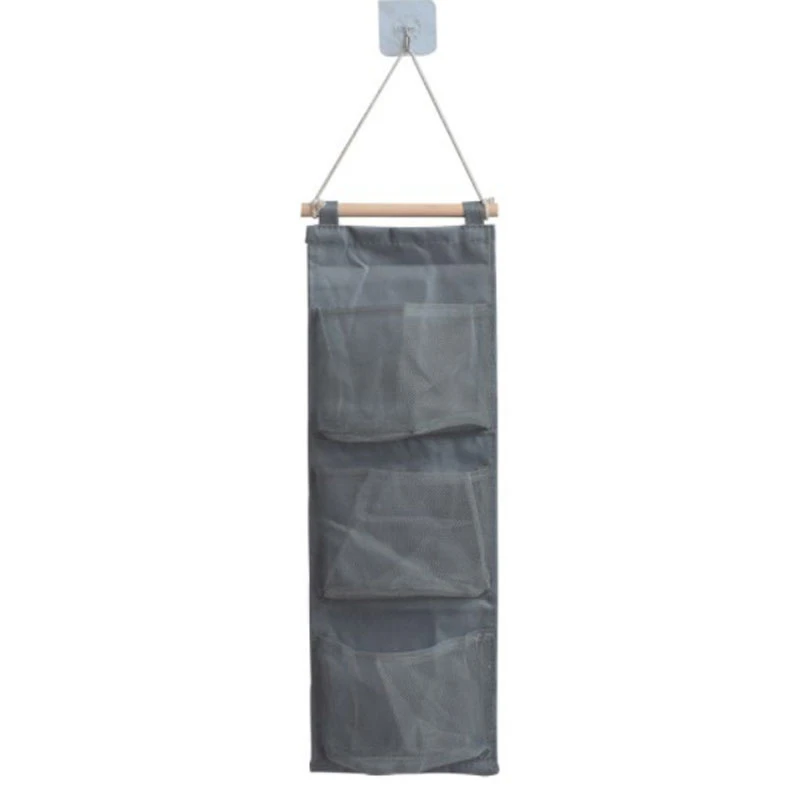 Настенный льняной водонепроницаемый подвесной органайзер для хранения мелочи