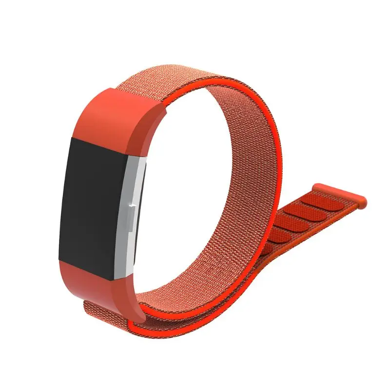 1 шт. нейлоновый крюк и петля дышащий сменный ремешок для Fitbit Charge 2 наручный ремешок смарт-трекер