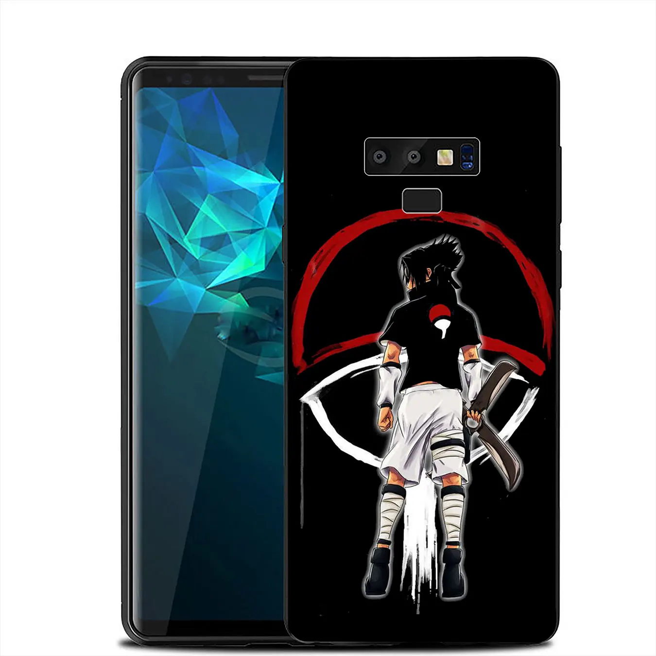 IYICAO Naruto Uchiha Itachi Sasuke Soft Cover Case for Samsung Galaxy A6 A9 A8 A7 2018 A3 A5 2016 2017 Note 9 8 10 Plus Lite |