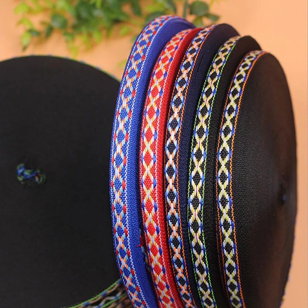 PPCrafts 3/8 &quot10 мм высокая передача национальный стиль полиэстер Жаккардовая лента