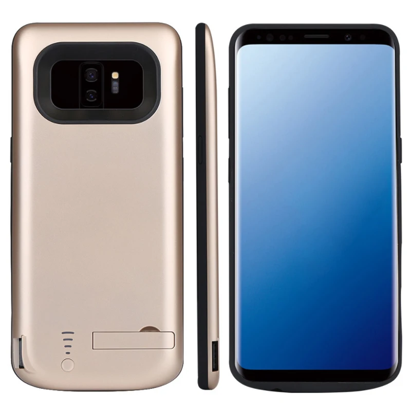 Портативный внешний аккумулятор задняя крышка батарея для Samsung Galaxy S9 Plus зарядное
