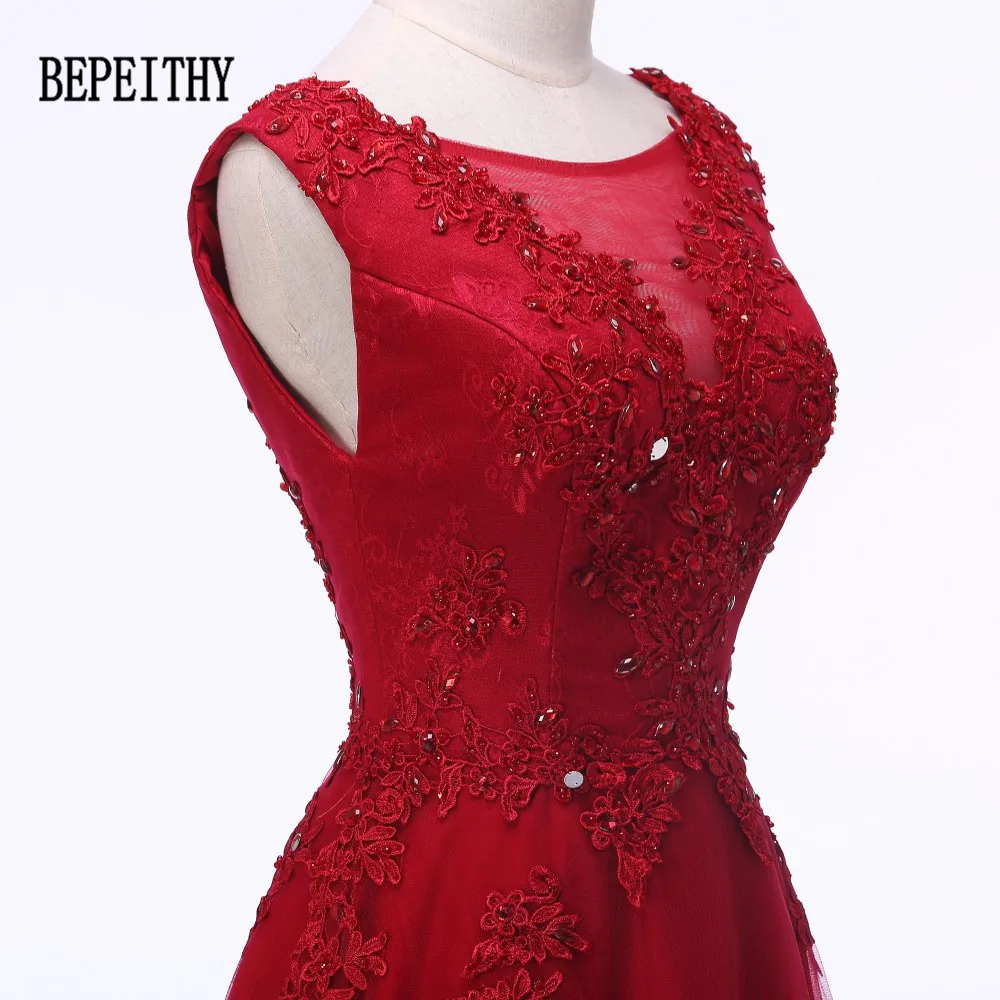 BEPEITHY Robe de soiree хит продаж Новое поступление Кружевная аппликация украшенная