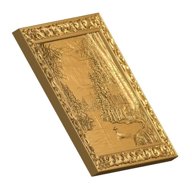 Les_Utka 3D модель рельеф STL формат 3d рельef для ЧПУ в формате STL|3d model relief|stl modelsstl |