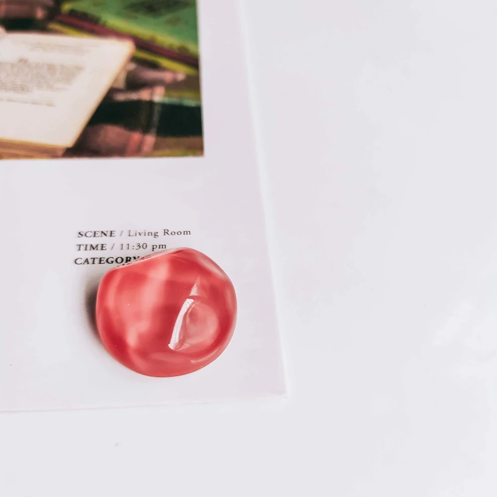 Resin Plastic Cabochon Round Flat Back Base Jewelry Component Diy Handmade Material 10pcs