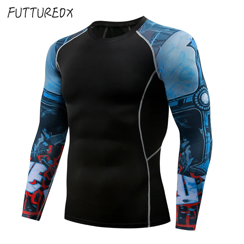 Зимний костюм для солдат ММА rashguard мужские компрессионные штаны леггинсы фитнеса