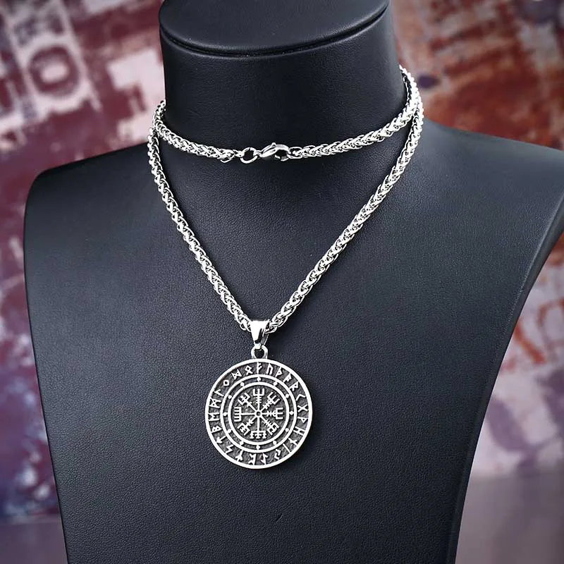 Кулон Vegvisir от Beier кулон из нержавеющей стали 316L амулет ожерелье Valknut Odin в