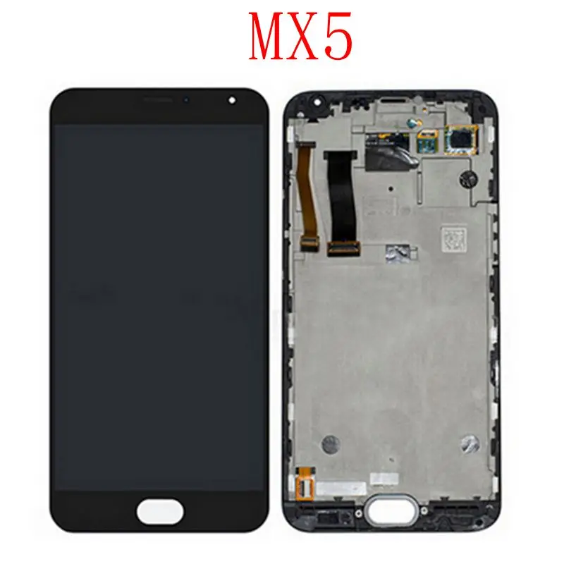 Для Meizu MX5 M575M M575U ЖК дисплей с сенсорным стеклом дигитайзер + рамка в сборе