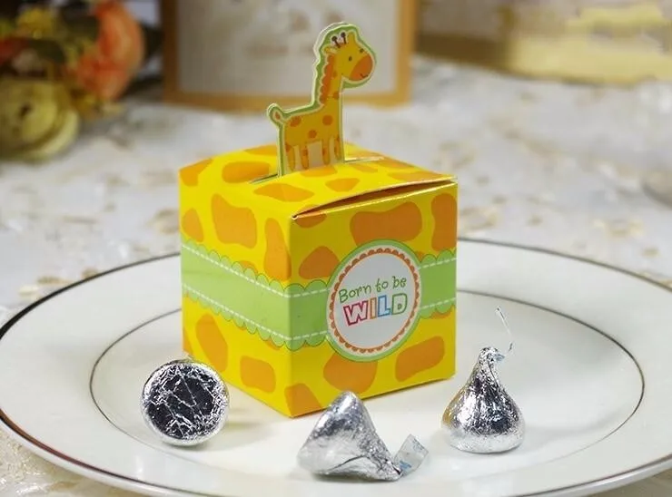 Креативные дикие животные baby shower Новорожденные конфеты для детского дня