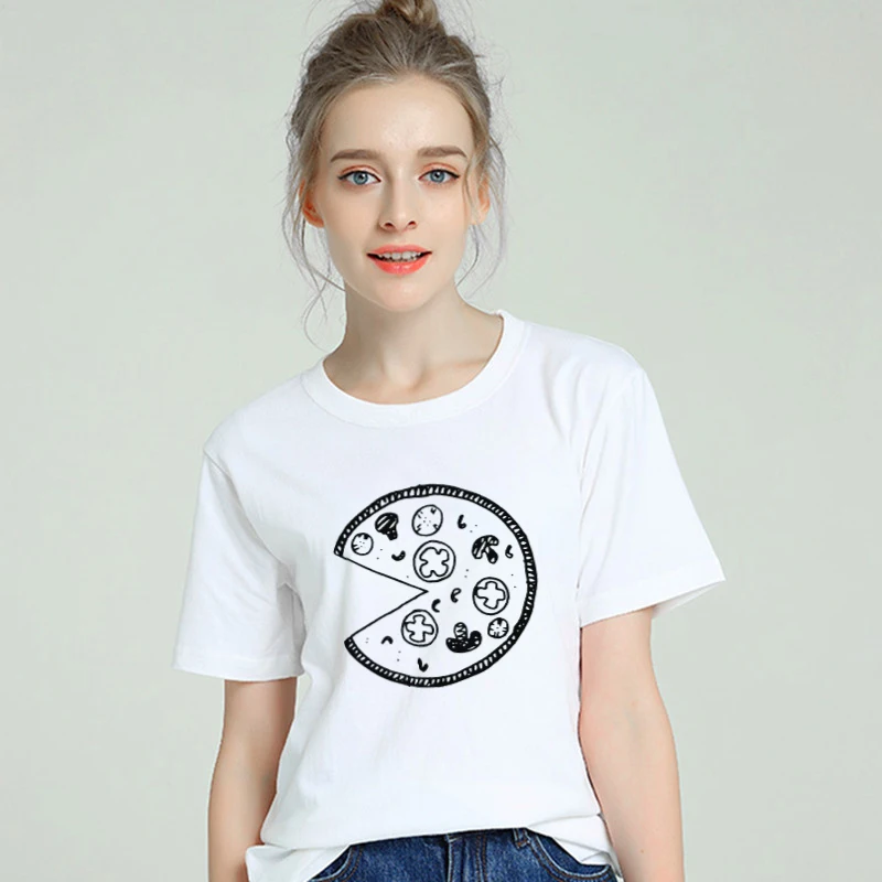 Лучший друг Харадзюку Эстетическая футболка женский хлопок 2019 новая короткий