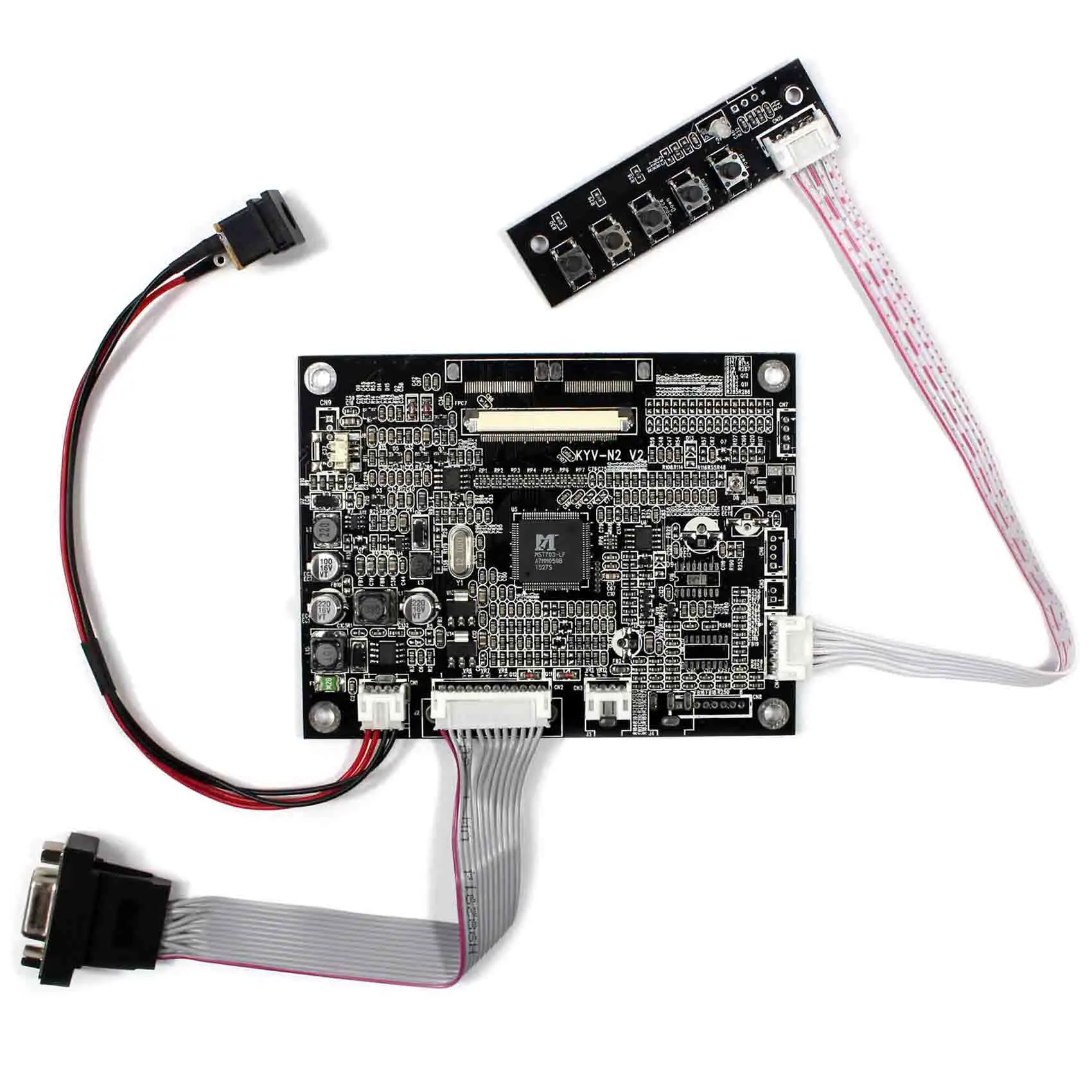 VGA LCD плата контроллера KYV N2 V2 + 7 дюймов 800x600 A070SN02 ЖК экран|board board|screen 7screen controller board |