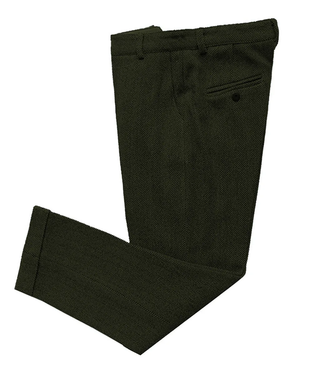Army green Мужские деловые формальные брюки для отдыха, Приталенные брюки для свадебной вечеринки со скрытой расширяемой талией - Цвет: Army green