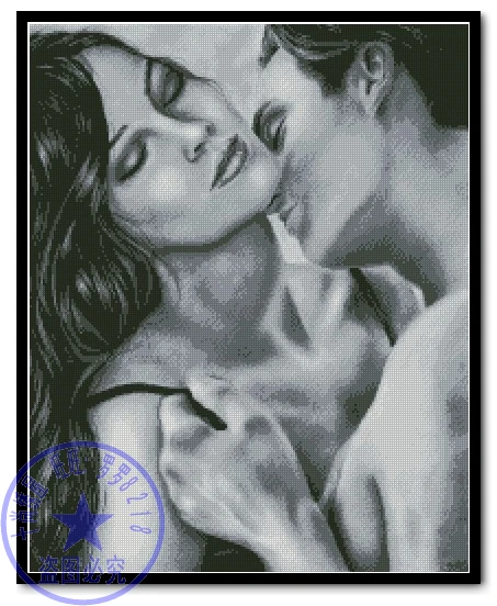 Ностальгический романтичный набор из счетного крестика высокое качество kiss cuddle