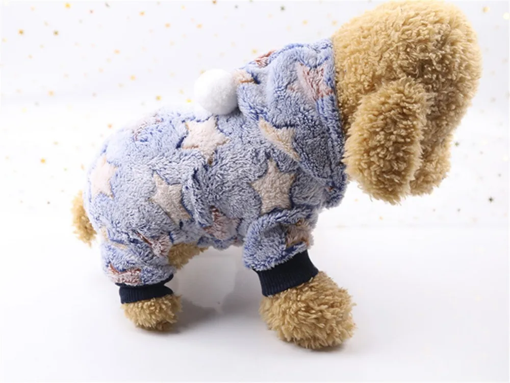 XS-2XL мягкий, флисовый, для собаки пальто теплая одежда с принтом в виде собак зимняя куртка Собака Щенок Одежда Зима кофта с изображением кота и Чихуахуа Мопс Pet Костюмы - Цвет: 8