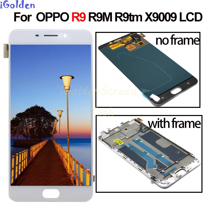 100% гарантия 5 &quotдля OPPO F1 Plus R9 X9009 ЖК дисплей + сенсорный экран дигитайзер Датчик