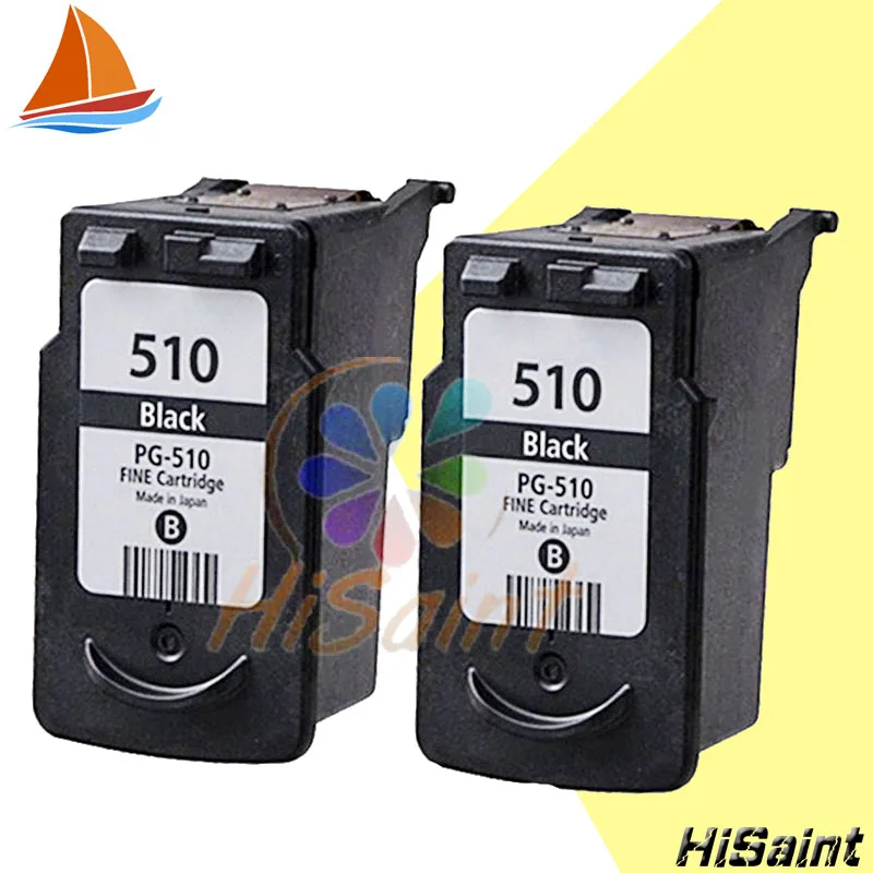 Чернильный картридж hisaint 2PK для Canon PG510 чернильный MP240 MP250 MP280 MP480 MP490 MP492 MX320 MX330