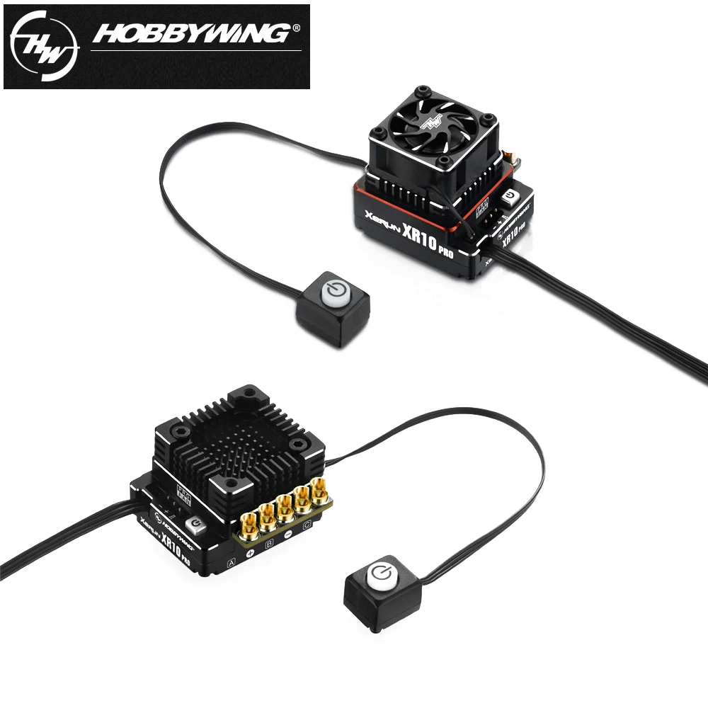 Бесщеточный контроллер скорости RC ESC Hobbywing XERUN XR10 PRO 160A для 1/10 buggy racing drift car|Детали и