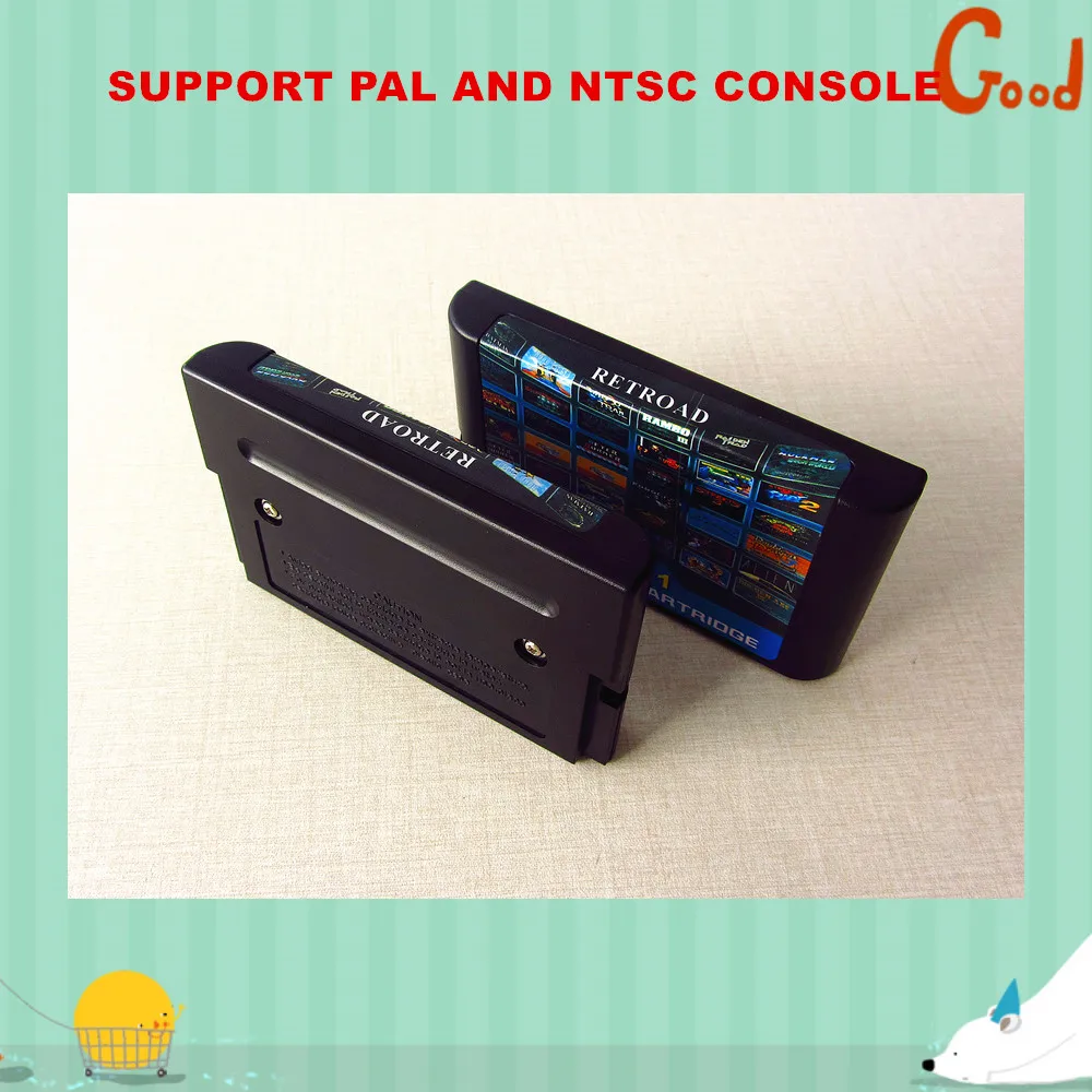 16 бит 112в1/126в1/196в1 мульти игровая карта для оригинальной PAL/NTSC Sega Megadrive Genesis ТВ
