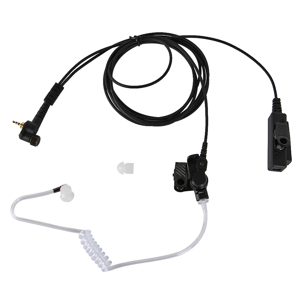 FBI Acoustic Air Tube Headset Earpiece PTT for Motorola Tetra Radio MTH800 MTH600 MTH650 MTH850 MTP850 MTS850 Walkie Talkie