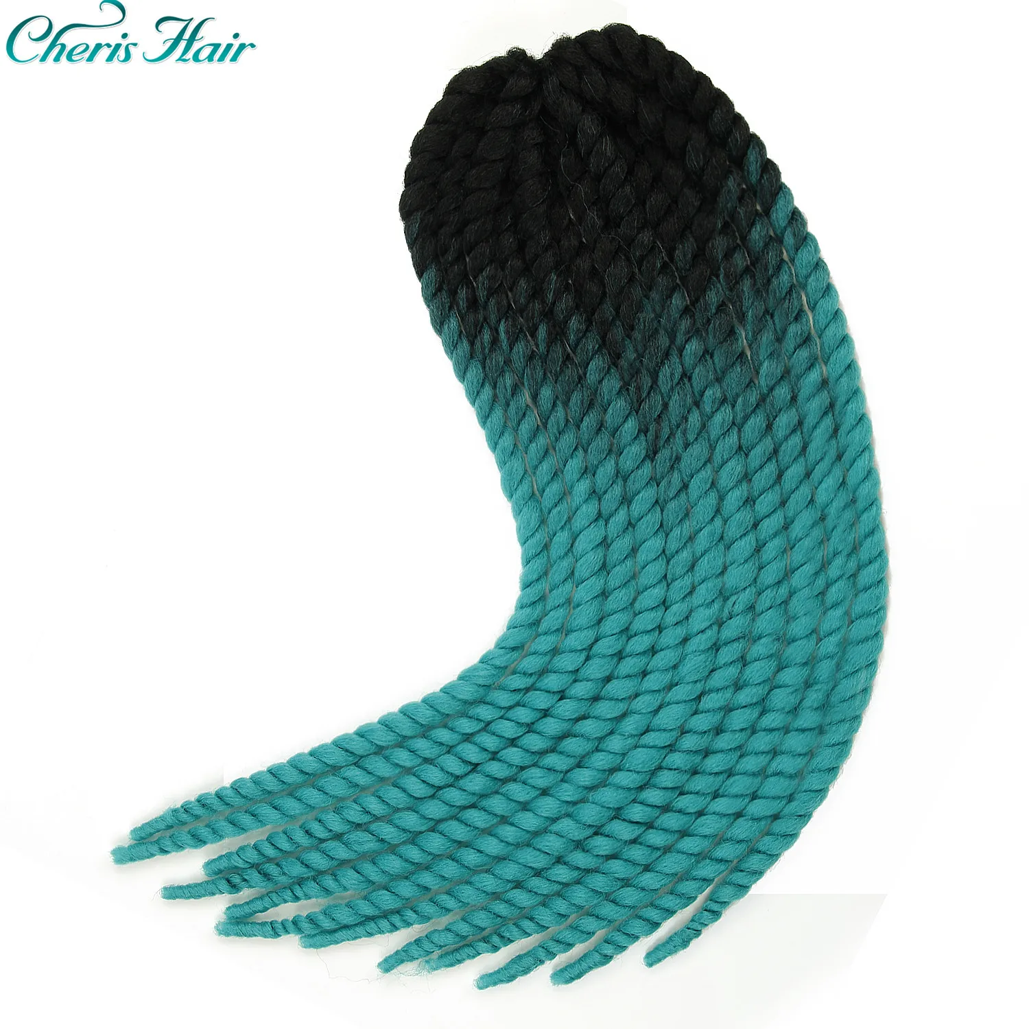 Синтетические волнистые волосы с омбрами дреды 22 дюйма супер выраженная оплетка