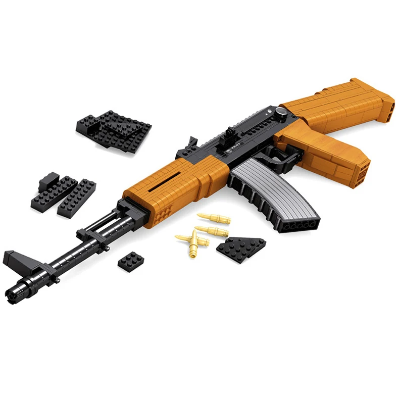 Лидер продаж 2017 строительный блок сделай сам Элитный пистолет NERF модель