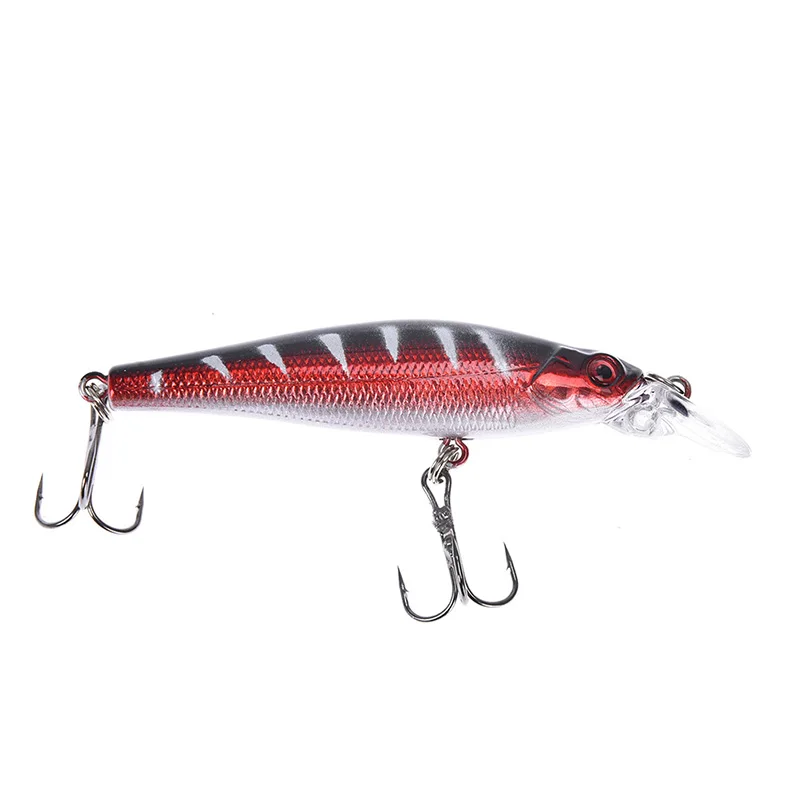 9g/8 см Пластик приманки паска Minnow Мягкая приманка для рыбы рыболовные Шад 3D Глаза