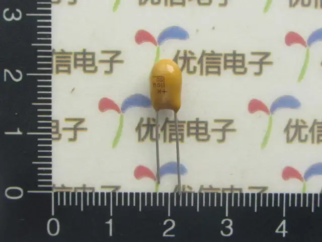 Бесплатная доставка Танталовый конденсатор 20 шт./лот 10 мкФ 50 в DIP 106K 10% танталовый