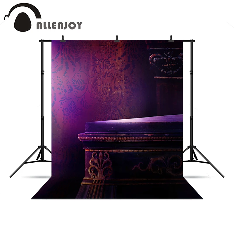 Allenjoy фотографический фон узор фиолетовый таинственный стол художественные