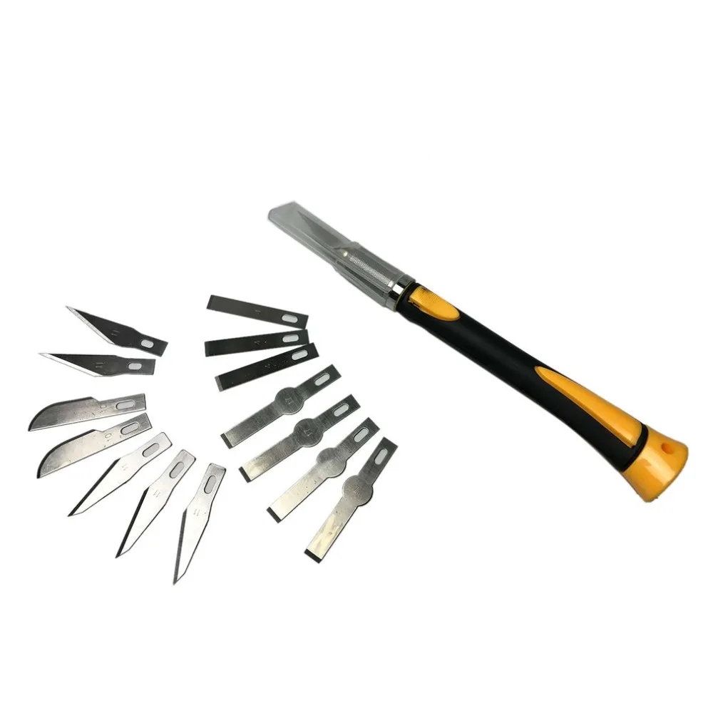 Граверная древесина лезвия для резьбы Прямая поставка 14 шт./компл. портативный DIY