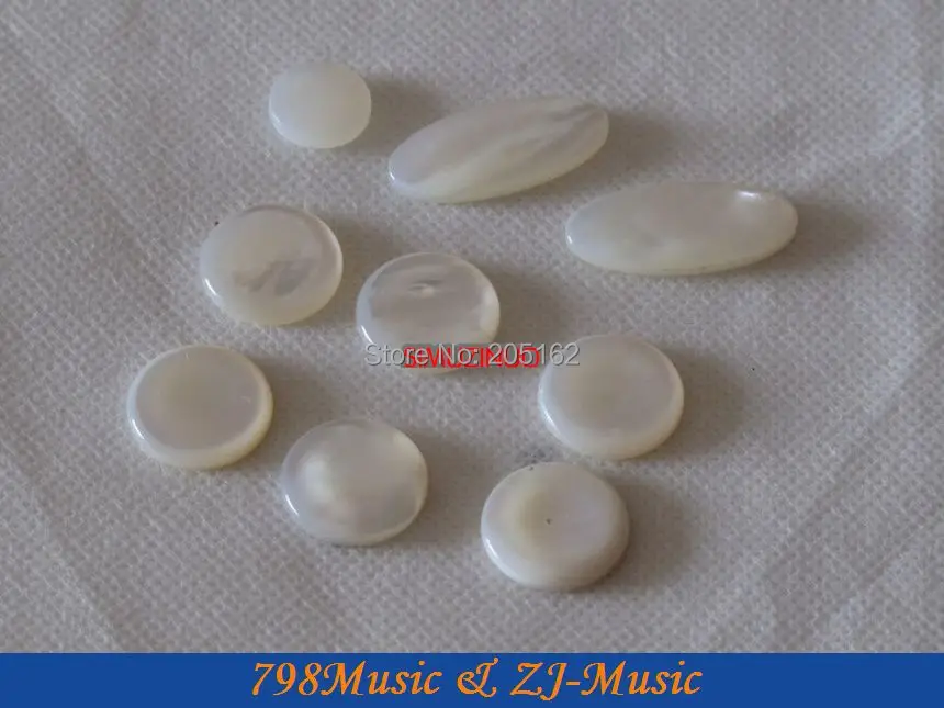

Saxophone Real Pearl Key Shell Buttons Inlays