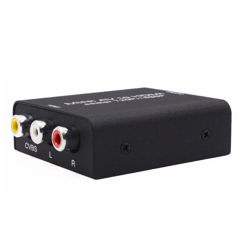 Оригинальный Композитный RCA AV HDMI cvbs к адаптер Поддержка HD 720 P 1080 видео из в Мини av2