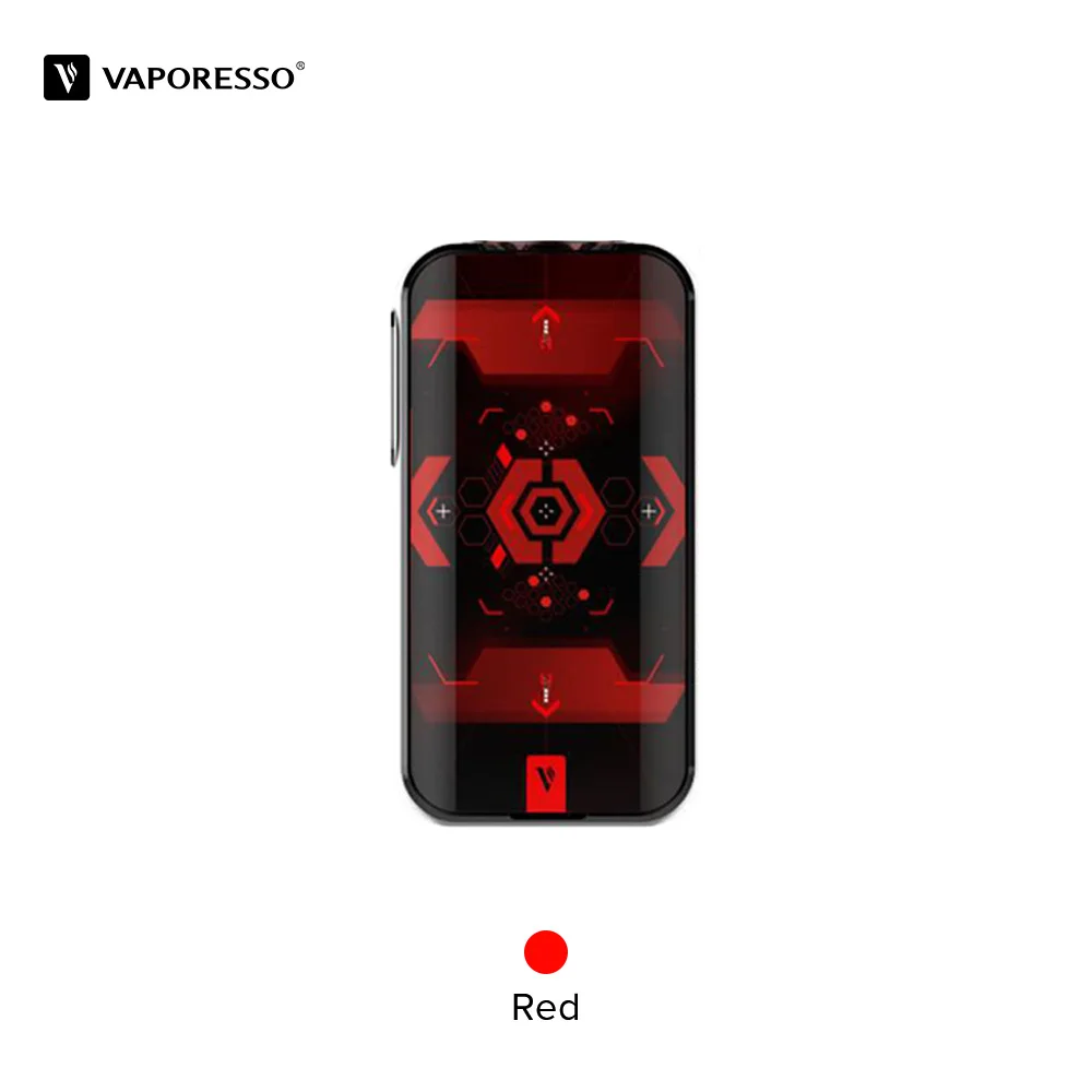 Красный Vaporesso, роскошная коробка, мод, электронная сигарета, более длительный срок службы, более последовательный вкус, Vape для 510, Танк против Мстителя - Цвет: Красный