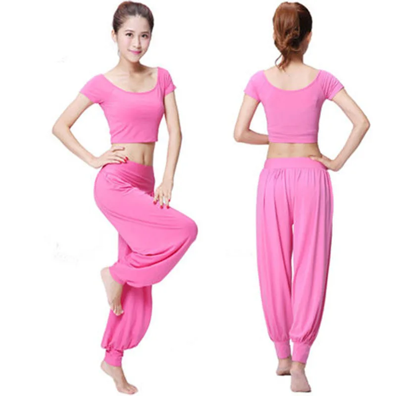 Горячая Распродажа новинка 2018 женские комплекты одежды для йоги штаны фонарики