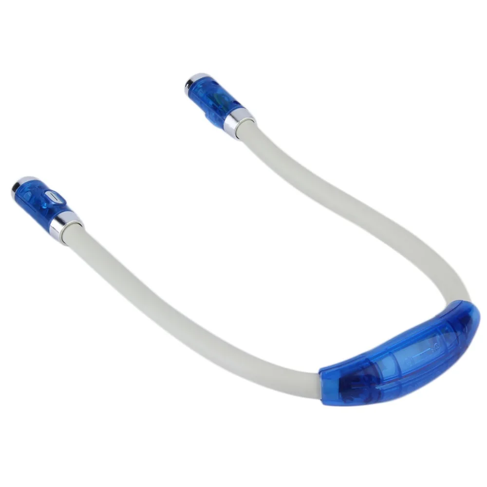 Гибкая Регулируемый 4 режимов Светодиодный громкой связи чтение книги ночь шеи Hug