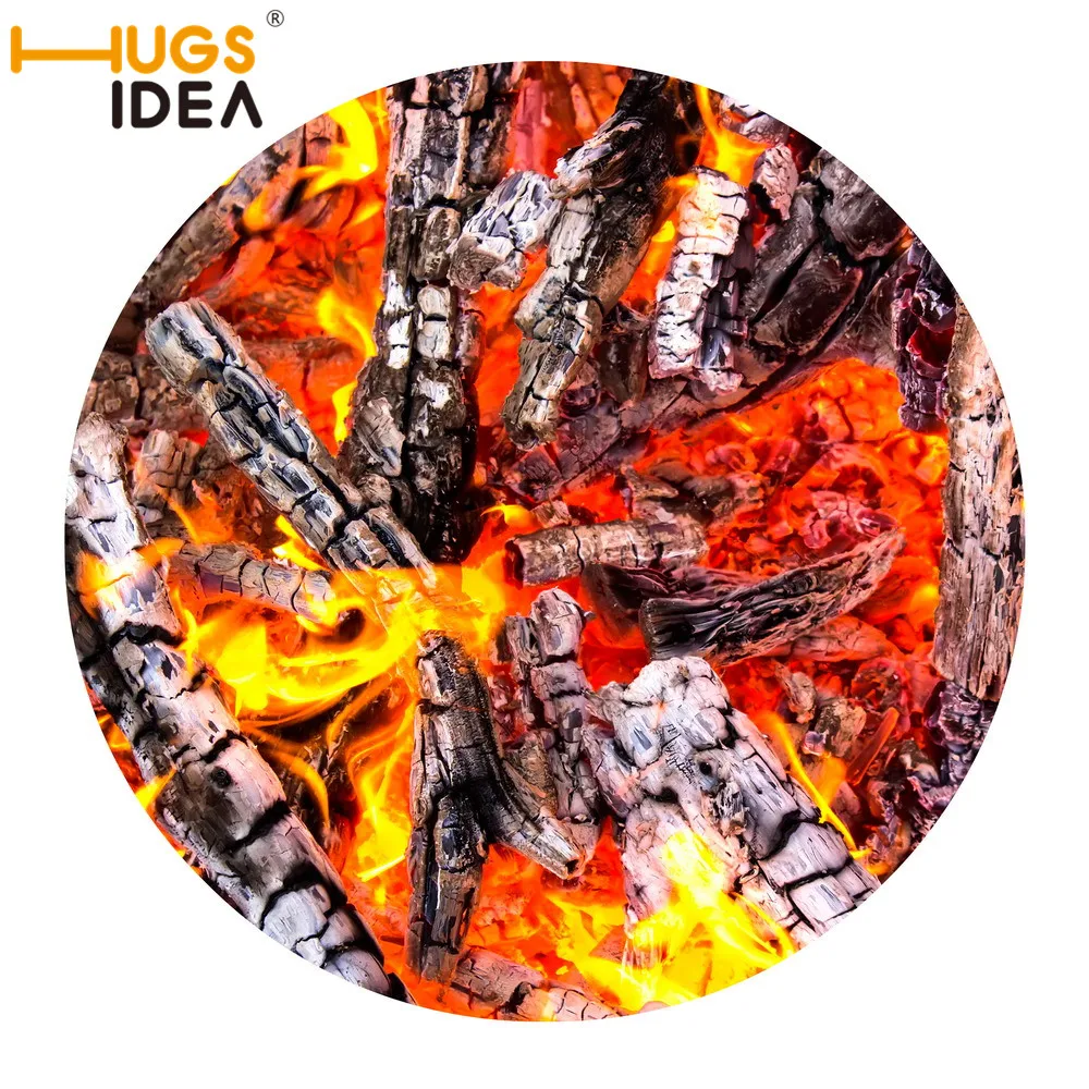 Креативный HUGSIDEA для барбекю вечеривечерние круглый коврик тонкие круглые