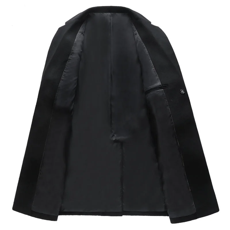 

1855 New Fashion Man Blends Coat Spring &Autumn Clothes Male Long Wool Coat Man Winter Clothes