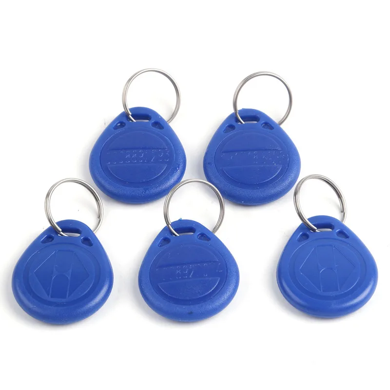50pcs/lot 125khz ID Keyfob RFID Tag TK4100 EM4100 Smart Sensor Card Access Control Sticker Key Fob Token Tags Ring | Безопасность и