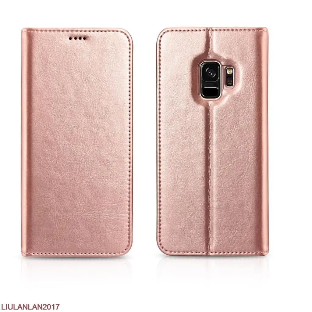 Для мужчин женщин Бизнес плотная чехол для samsung S9 ретро из искусственной кожи