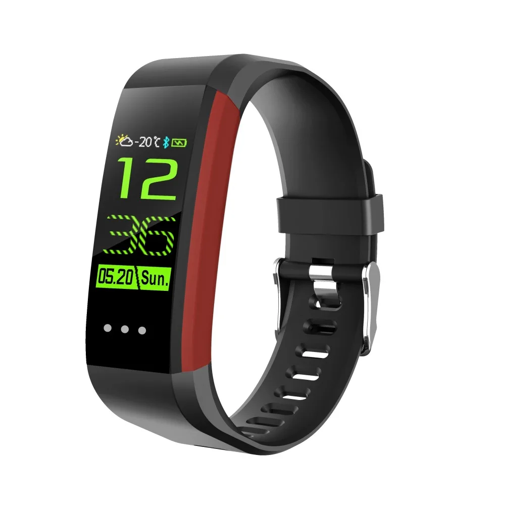 Спортивный смарт браслет CK16 ECG PPG Мониторинг Артериального Давления сна BT