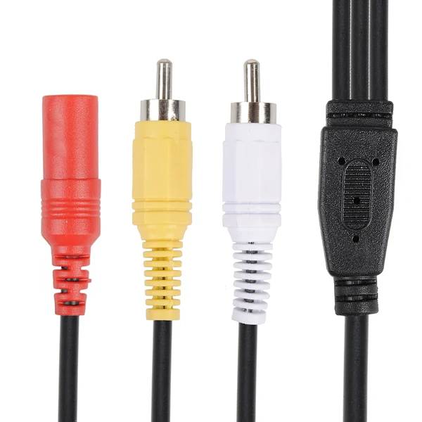 Новый Удлинительный кабель питания 2 RCA + DC для фото|Коробки передач и кабели| |